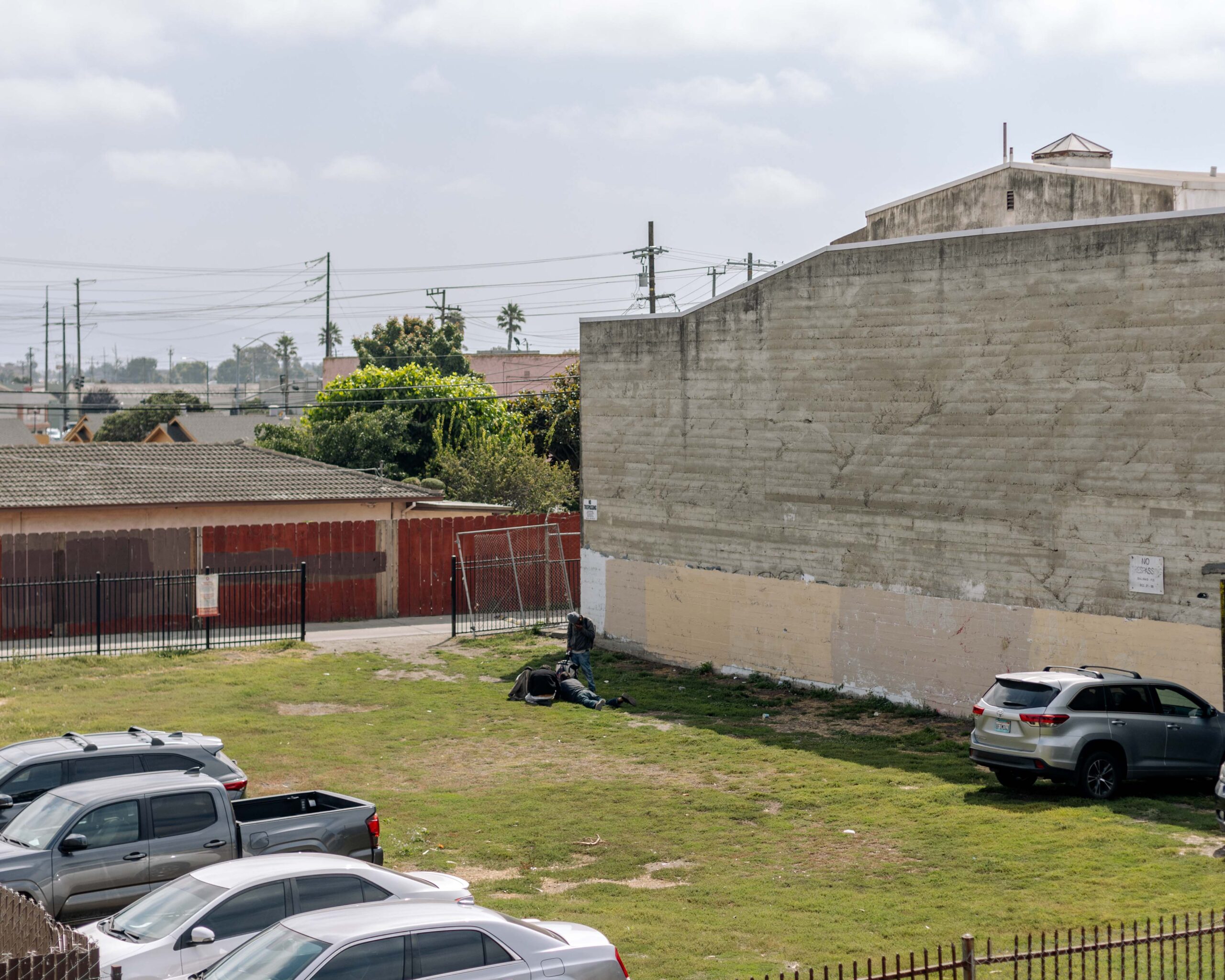 empty lot interim housing project